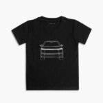 キッズ Cybertruck ヘッドライト トゥ テールライト Tシャツ